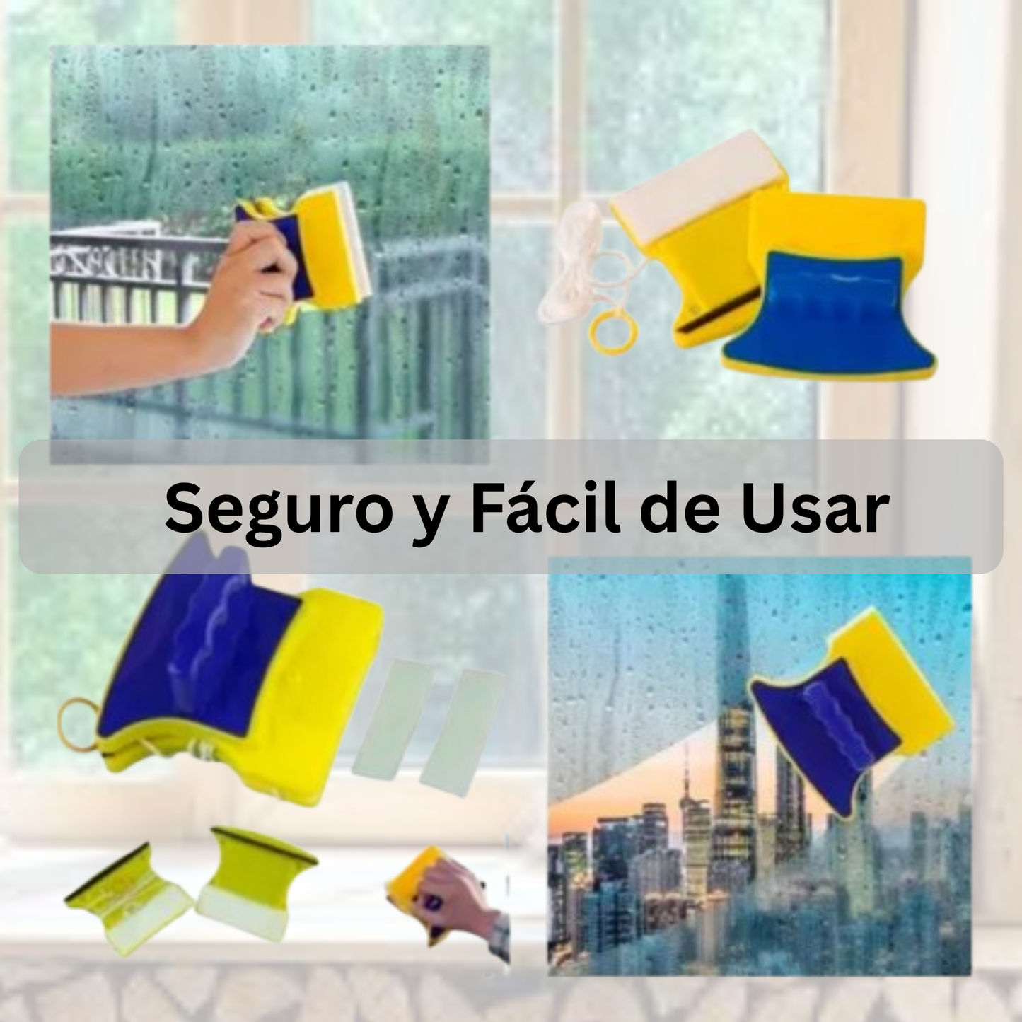 Limpiador De Vidrio Magnetico